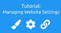 Managing Website Settings in SiteWriter [Tutorial] by Business Apps Tutorials